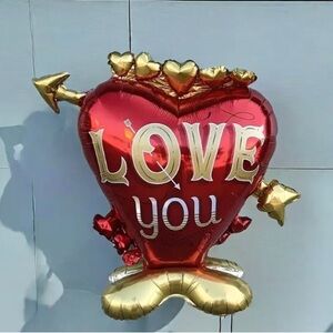 40 Inch Heart Shaped Balloon Cartoon Valentine’s Day Balloon Decor